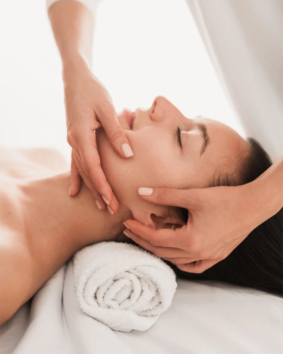 During a treatment in the salon